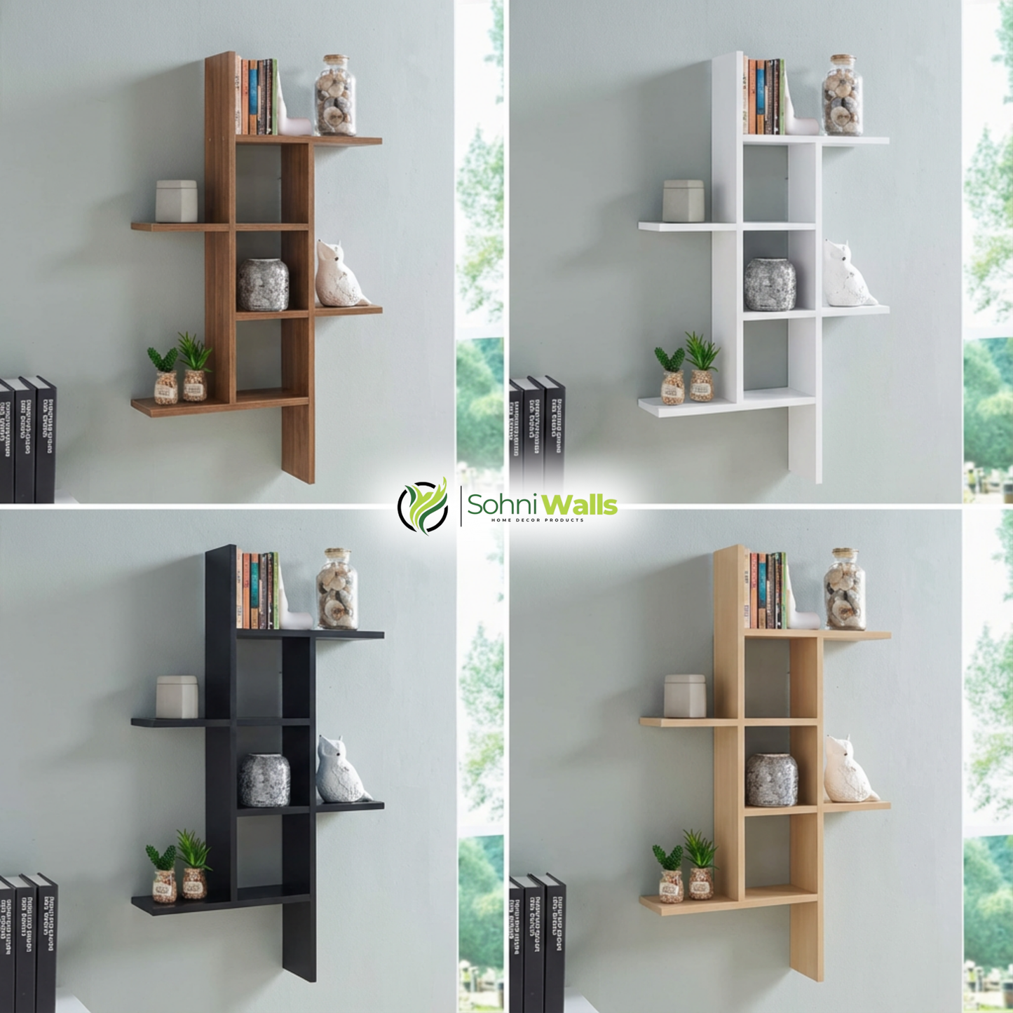 Hexagon Shape Shelf, LOG-7262
