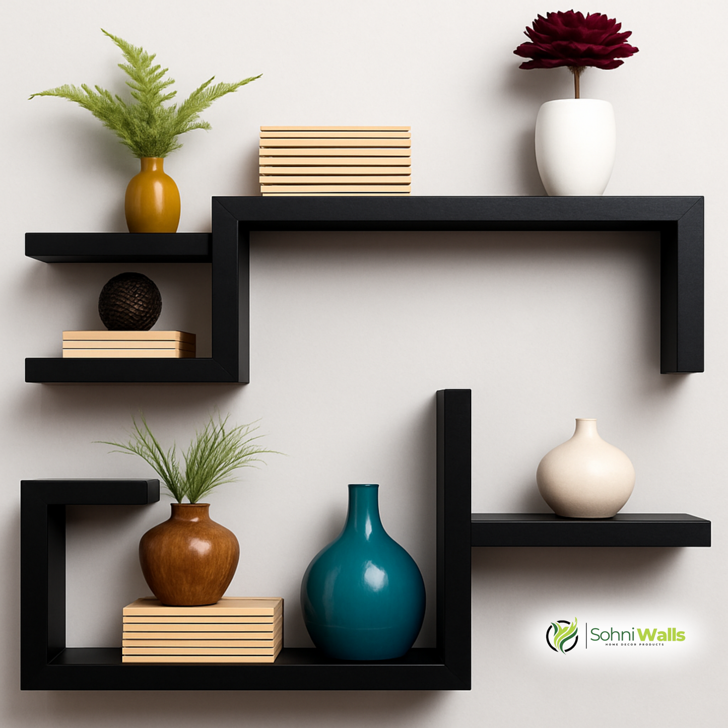 Set of 2, Stack Wall Shelf, P-7263