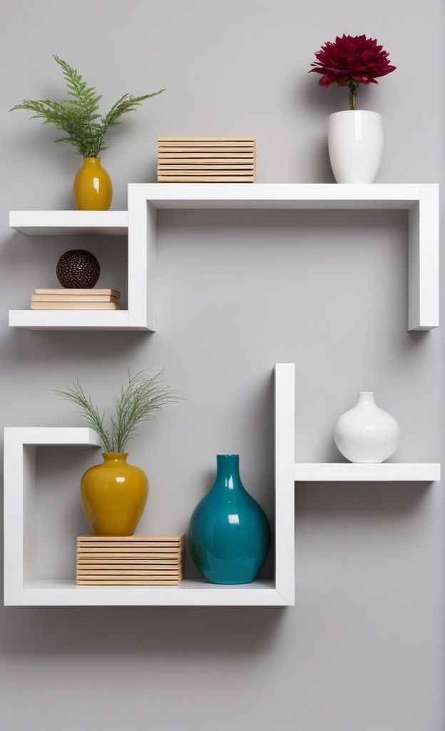 Set of 2, Stack Wall Shelf, P-7263