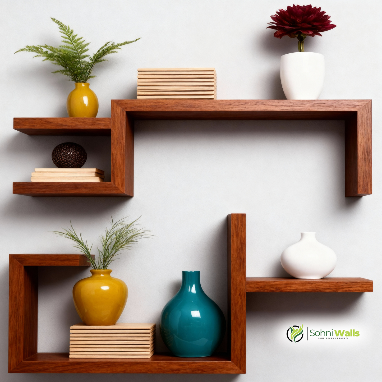 Set of 2, Stack Wall Shelf, P-7263