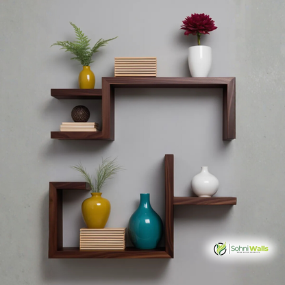 Set of 2, Stack Wall Shelf, P-7263