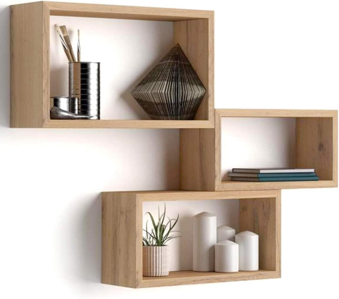 Set of 3, Wall Cubes Shelf, LOG-7282