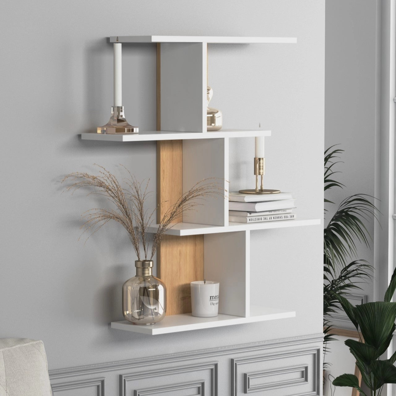 CorduRoy Wall Shelf, LOG-7092