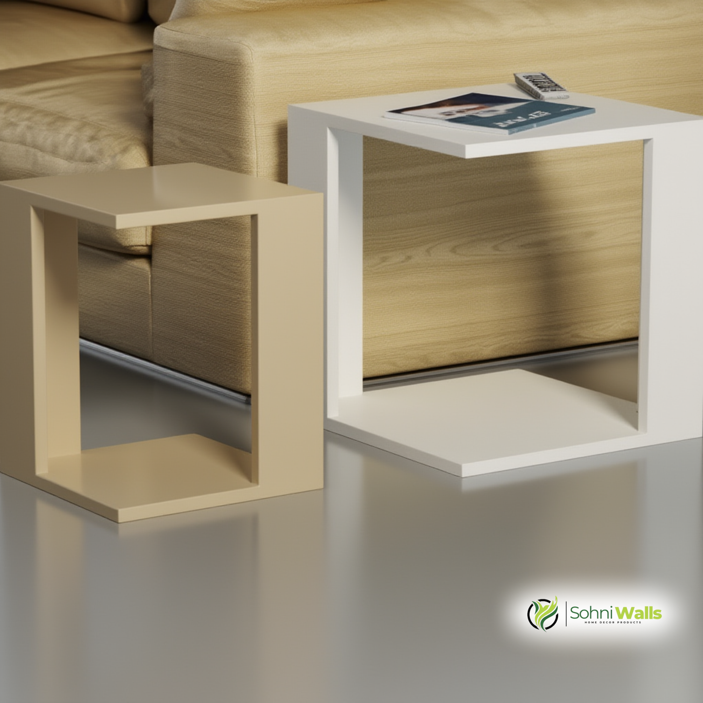 Set Of 2, Coffee Table - P-8073