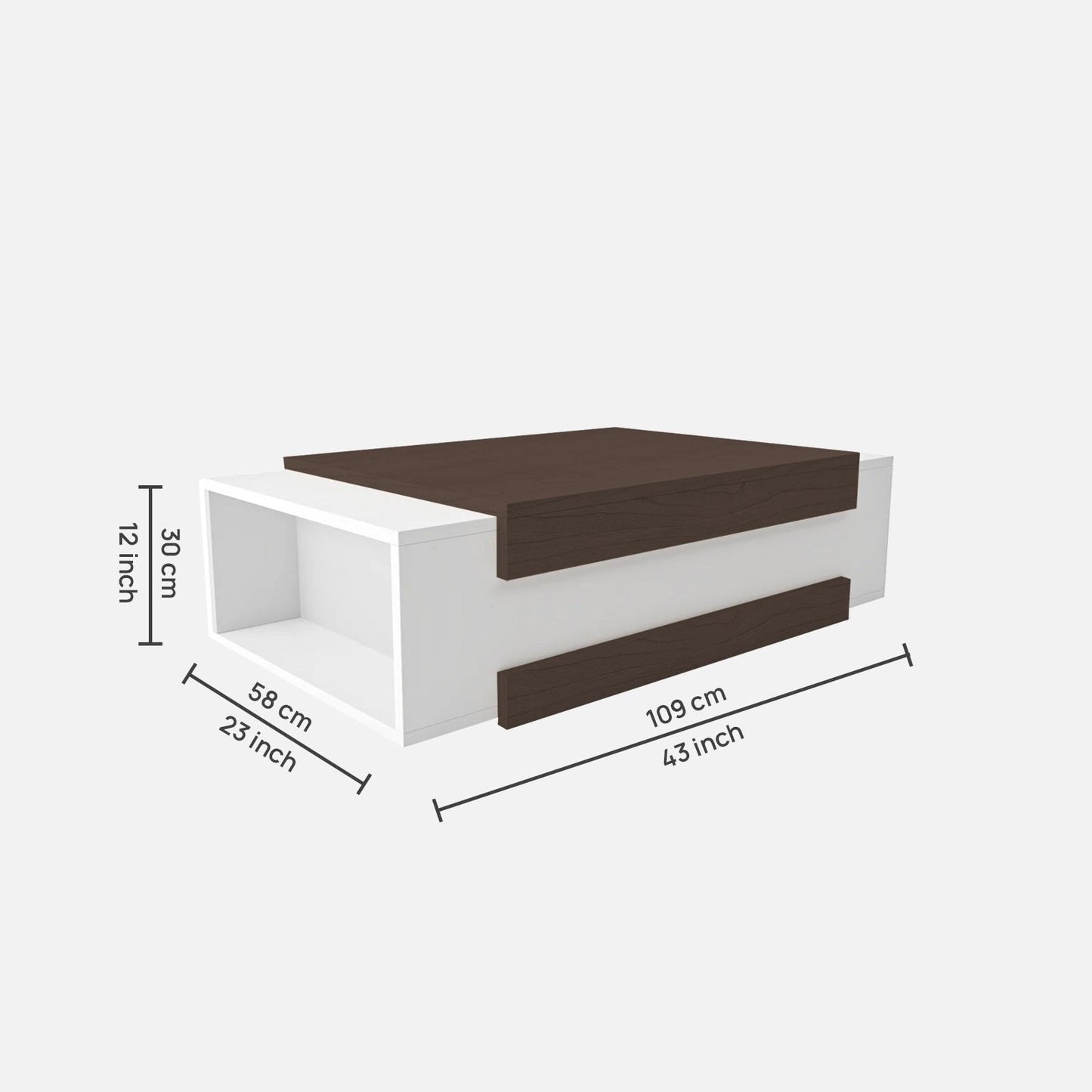 Modular Center Table LOG-8075