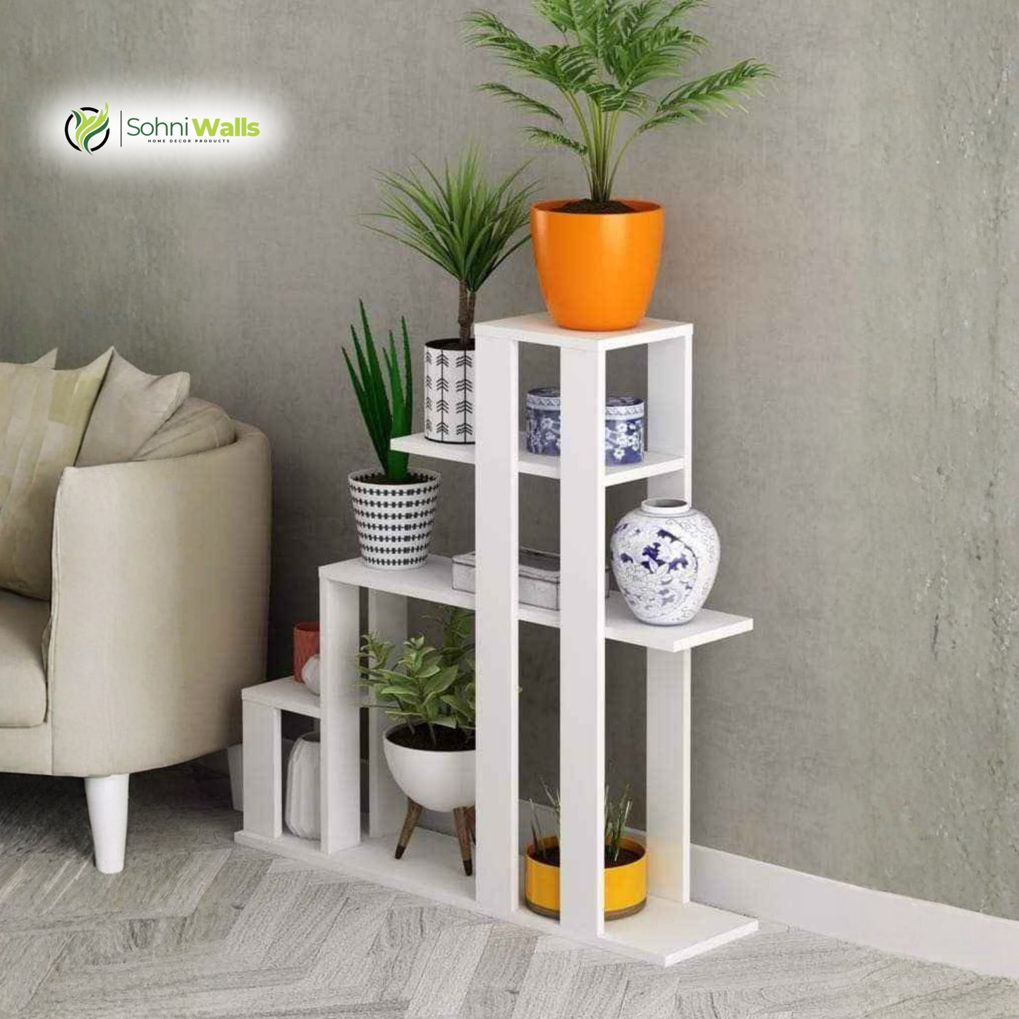 Ladder Decor Rack - LOG-8086