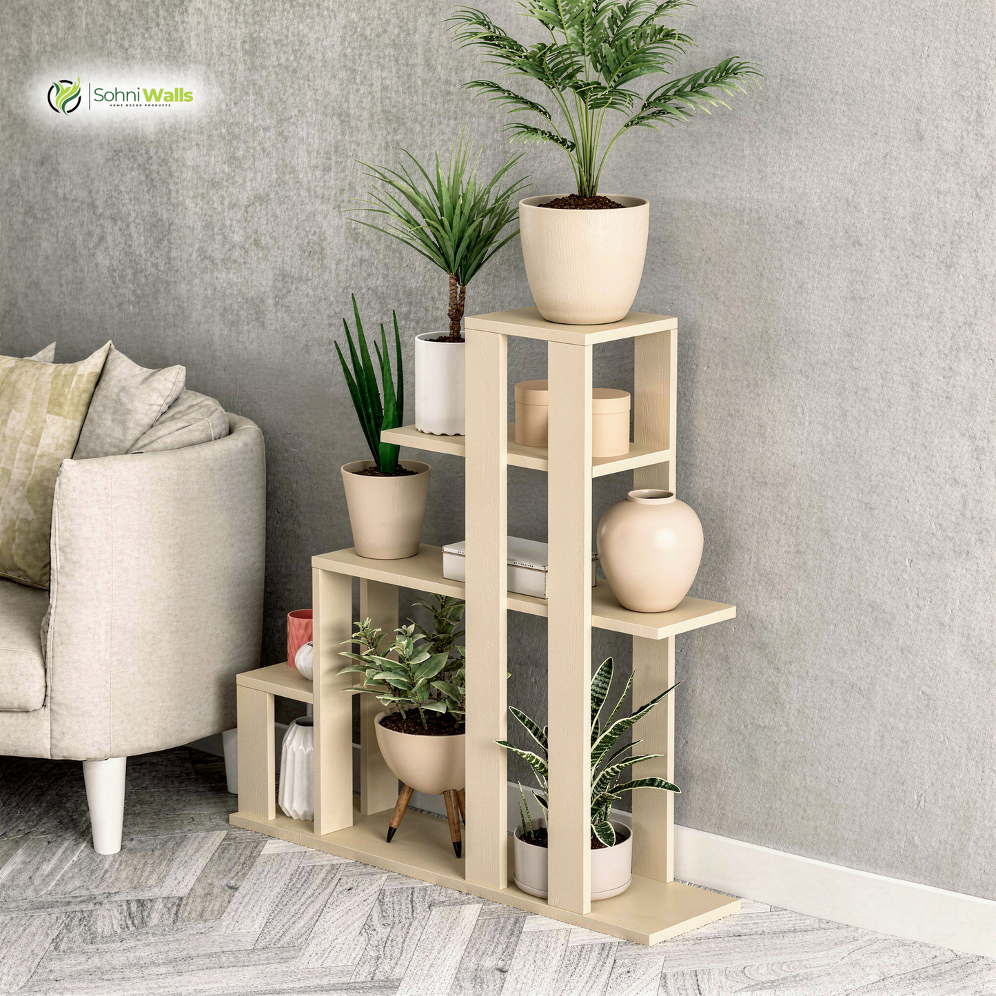 Ladder Decor Rack - LOG-8086