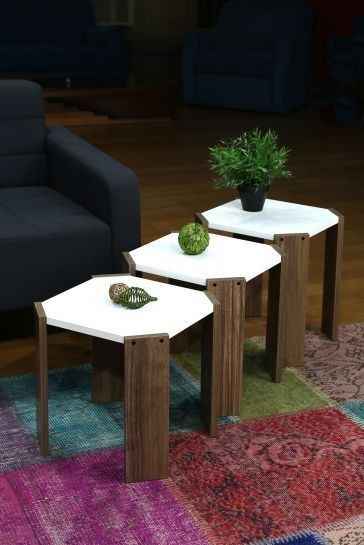 Set of 3, Coffee Tables - P-8090