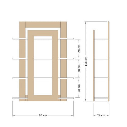 Gardenia Décor Rack - LOG-8108