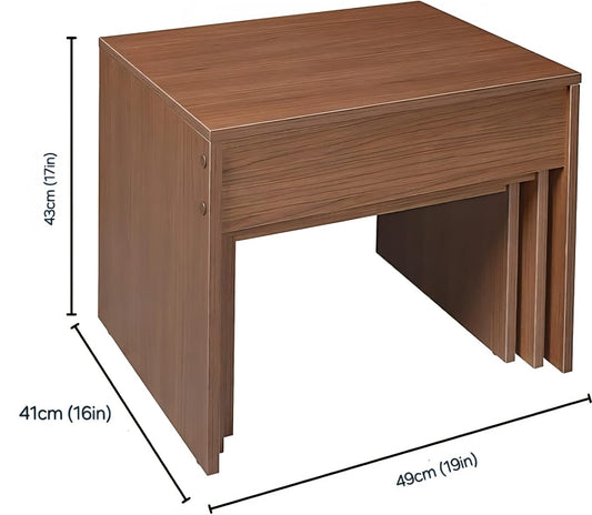 Deluxe Coffee Tables, Set of 3 - LOG-8136