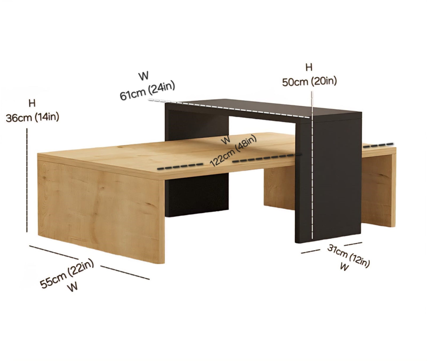 Stylus Center Table - LOG-8133