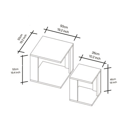 Set Of 2, Coffee Tables - LOG-8073