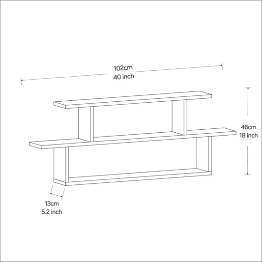 Titanium Large Shelf - LOG-7139