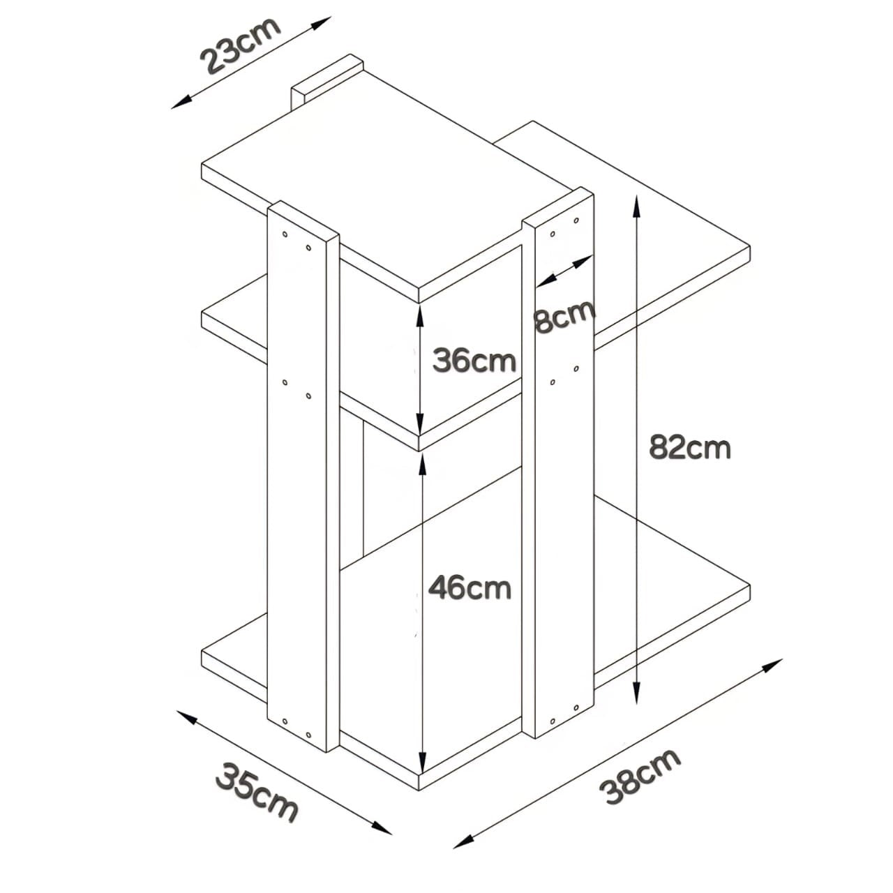Barlow Decor Rack LOG-8101