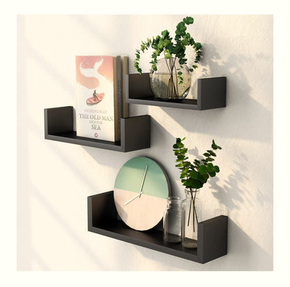 U-Shape Shelfs, Set of 3 - LOG-7030