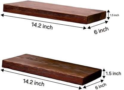 REAL Solid Wood Shelf, LOG-7009