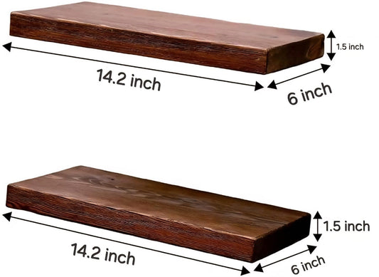REAL Solid Wood Shelf, LOG-7009