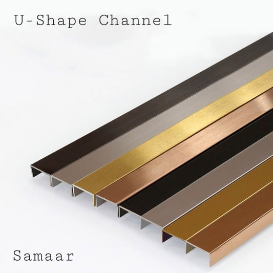 SS Gold Strips – U-Shape Channel