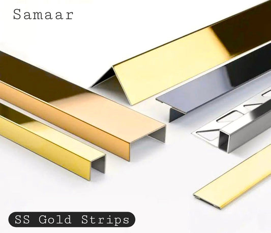 SS Gold Strips – U-Shape Channel