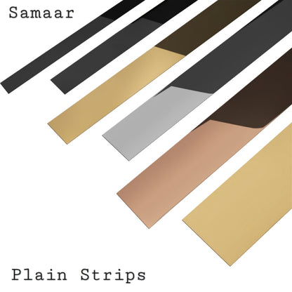 SS Gold Strips – High Shine, Resistant Stainless Steel Finish