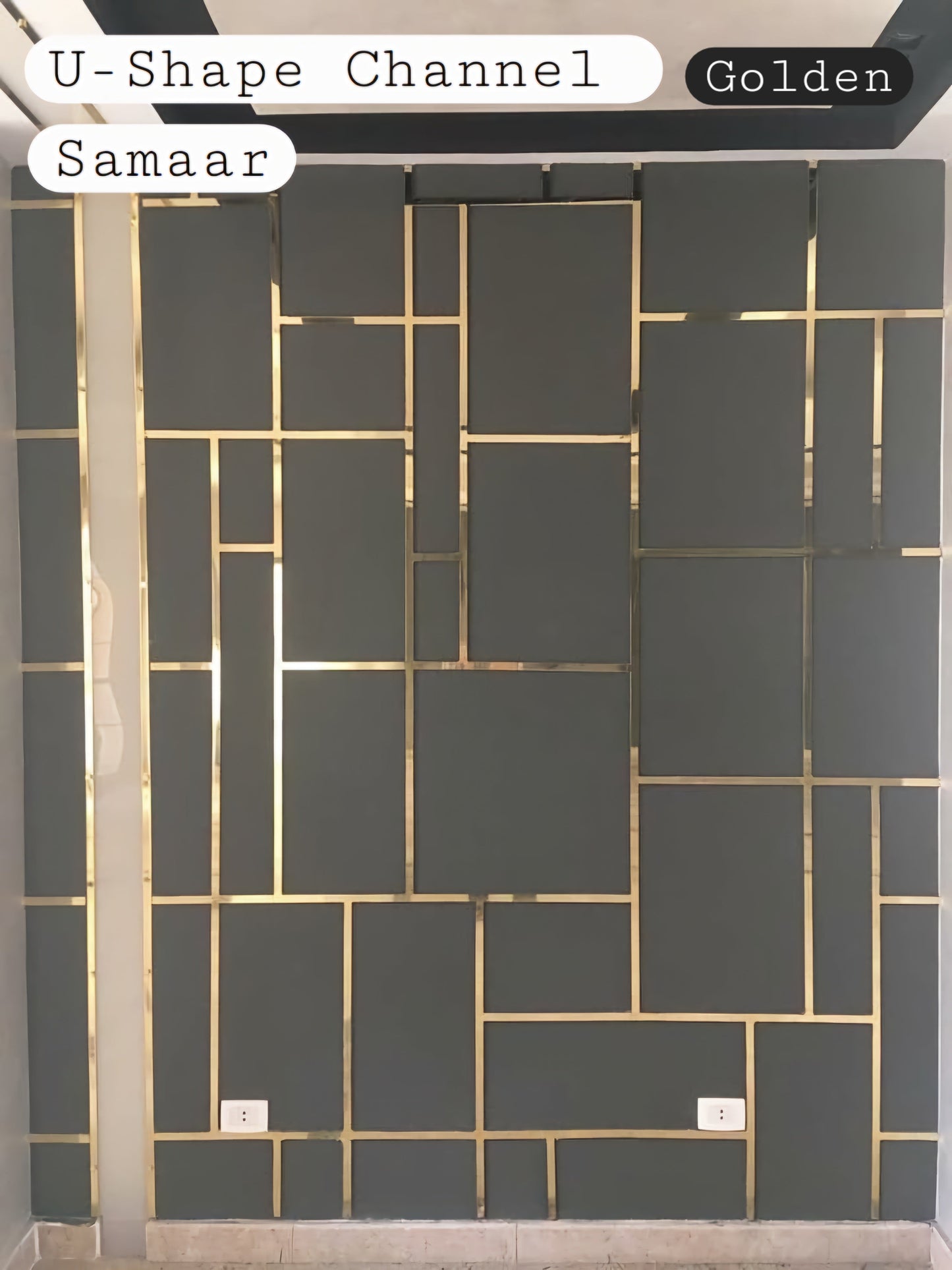 SS Gold Strips – High Shine, Resistant Stainless Steel Finish