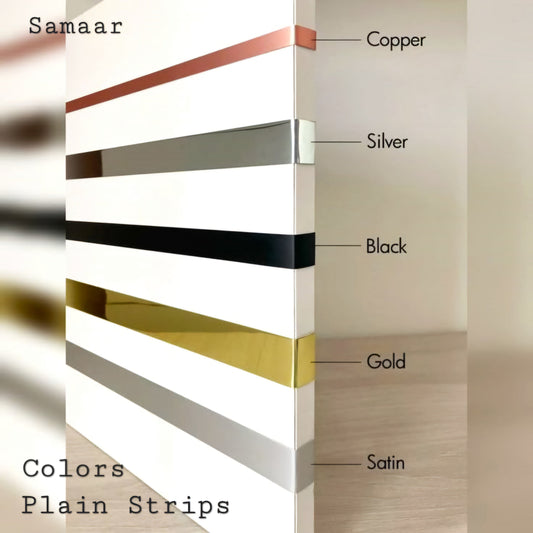 SS Gold Strips – High Shine, Resistant Stainless Steel Finish