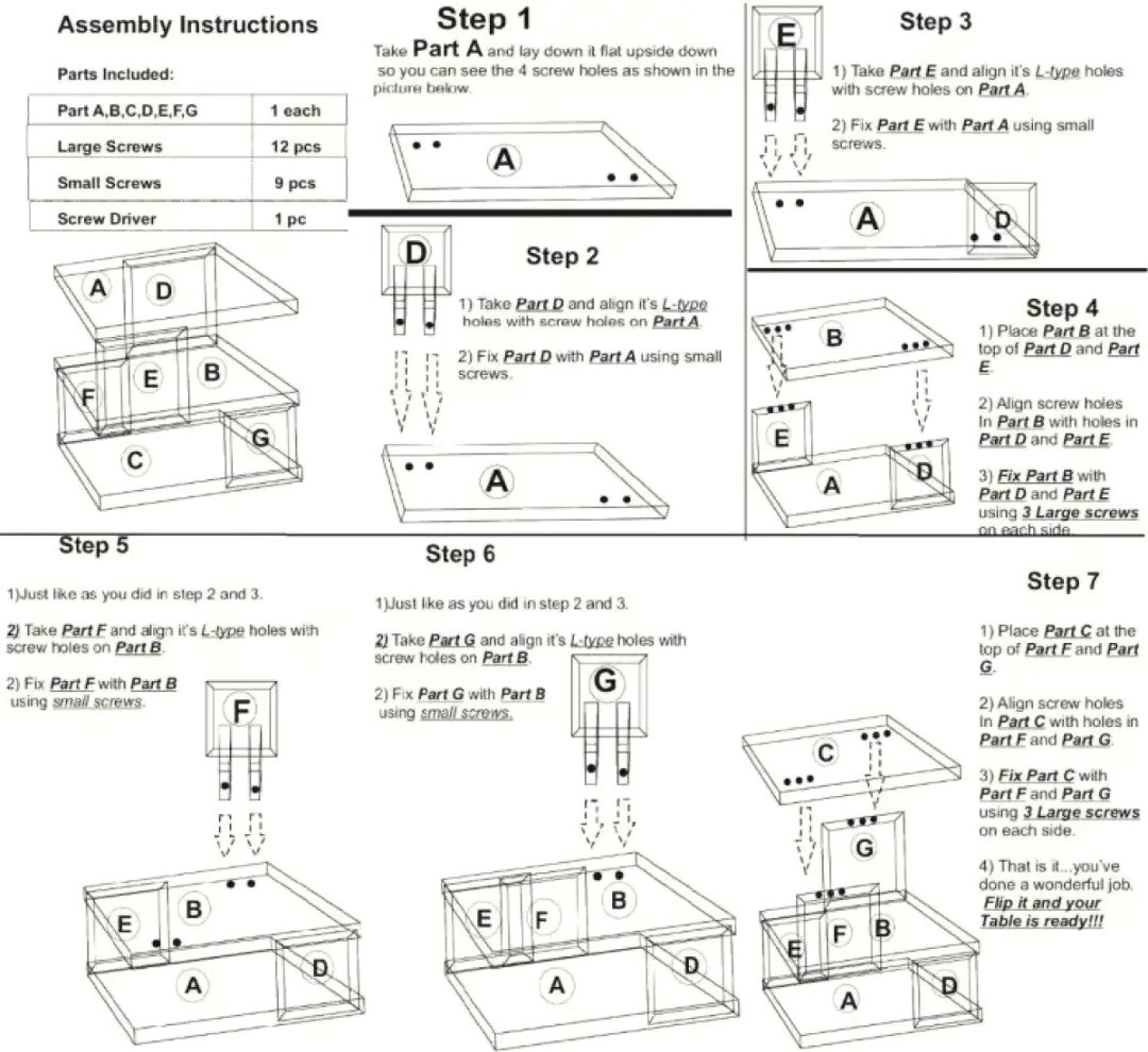 Tea-Trendy Table LOG-8004