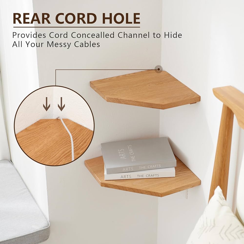 Set of 2, Corner shelf - LOG-7285