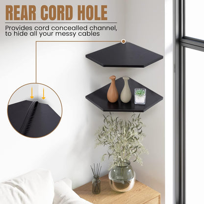 Set of 2, Corner shelf - LOG-7285