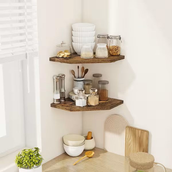 Set of 2, Corner shelf - LOG-7285