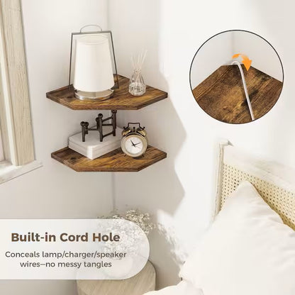 Set of 2, Corner shelf - LOG-7285