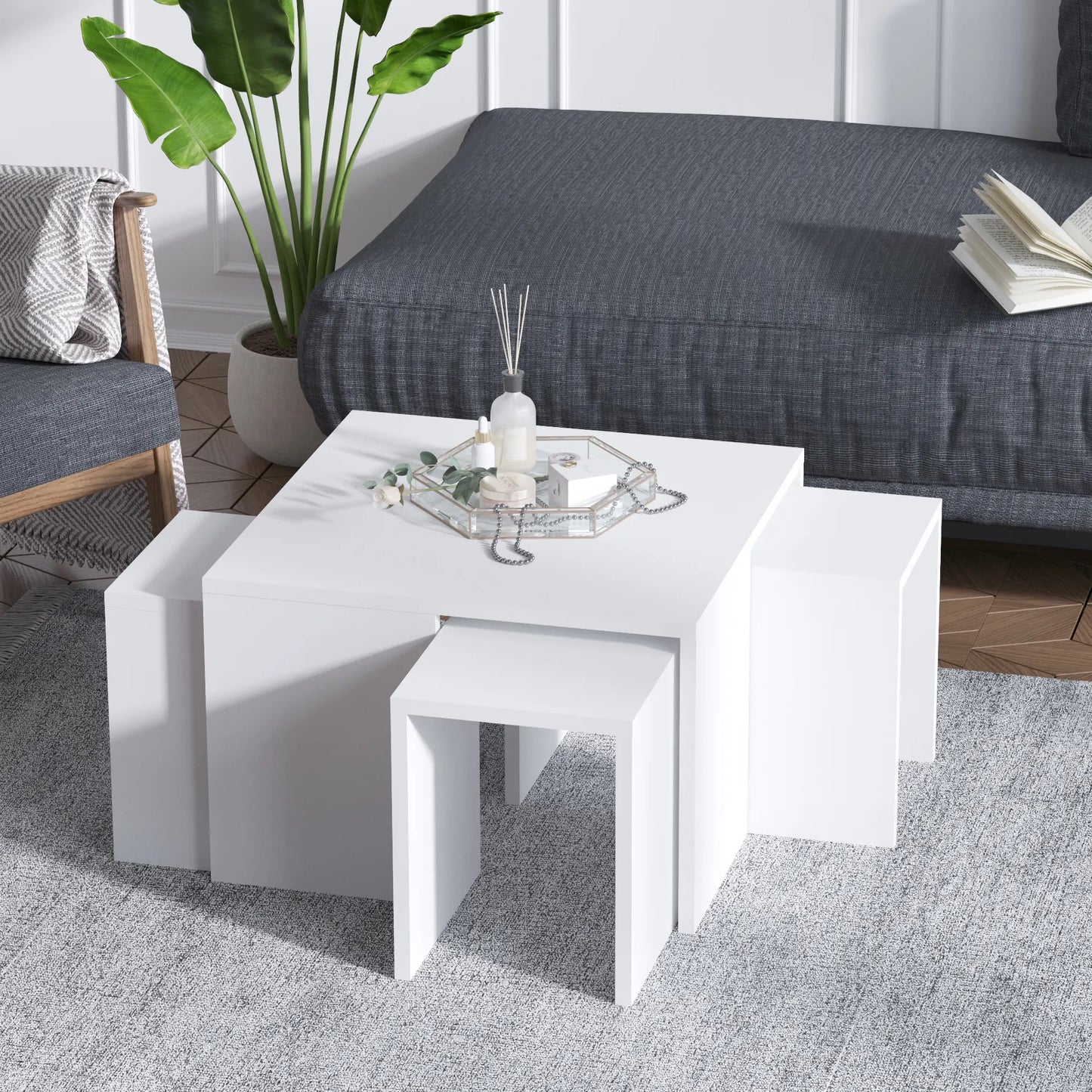 Center Table, Set of 5 - LOG-8135