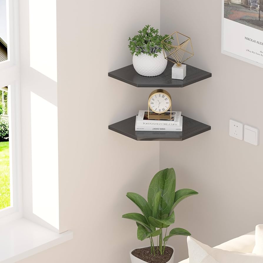 Set of 2, Corner shelf - LOG-7285