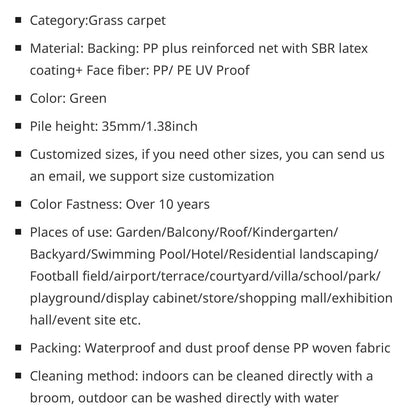 High-Quality Artificial Grass - 20mm