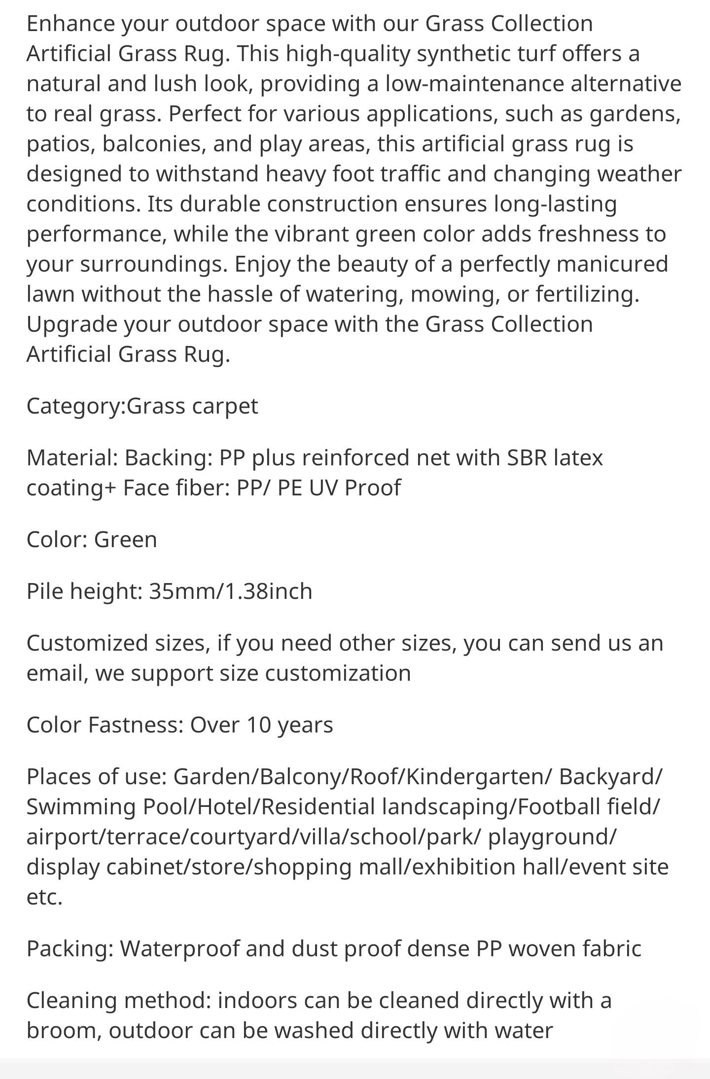 Premium AstroTurf Artificial Grass - 10mm