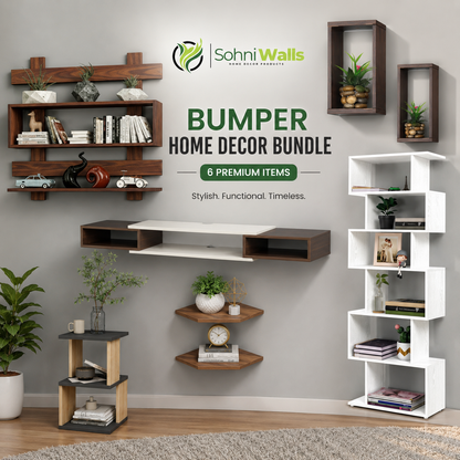 Sohni Walls Bumper Home Decor Bundle — 6 Premium Items
