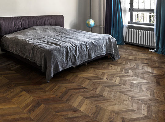 3-D Parquet Wood Floor