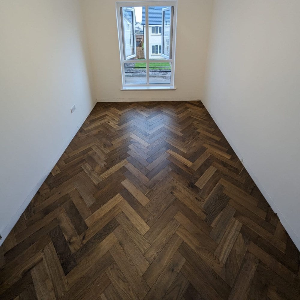 3-D Parquet Wood Floor